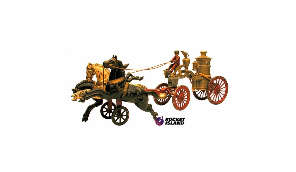 Hubley 3-Horse Fire Engine (1900s)