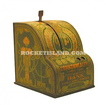 Commonwealth Three Coin Toy Bank