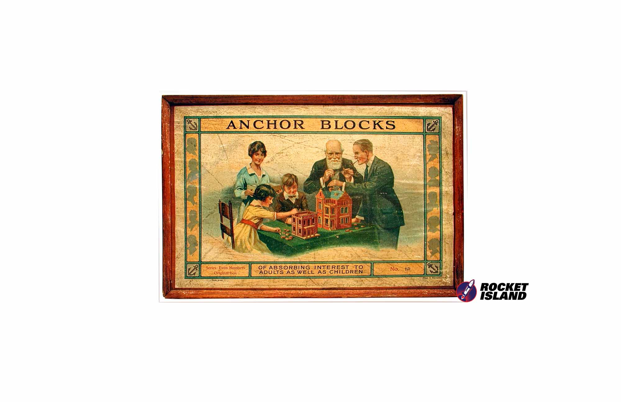 F. AD. Richter Anchor Blocks No. 10 Construction Set (1900s)