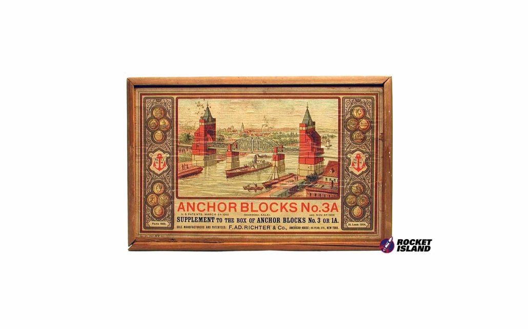 F. AD. Richter Anchor Blocks No. 3A Construction Set (1900s)
