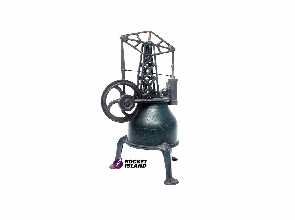 Frisbie Cast-Iron Steam Engine Toy (1900s)