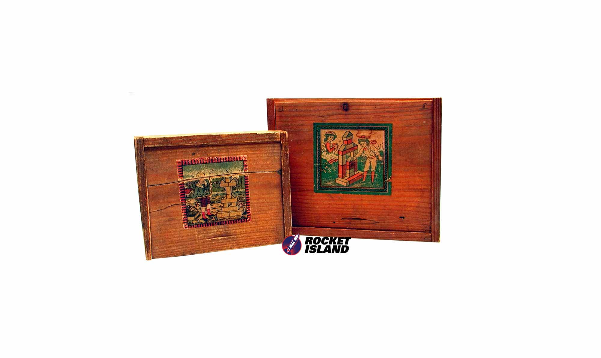 Early German Vintage Architectural Building Blocks (1880s)