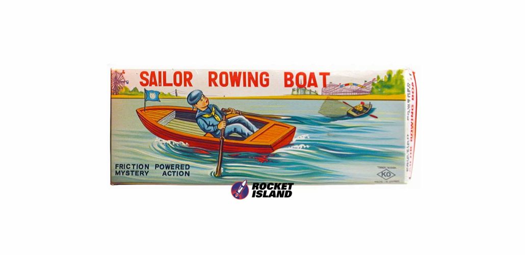 Yoshiya (KO) Sailor Rowing Boat Box Art (1960s)
