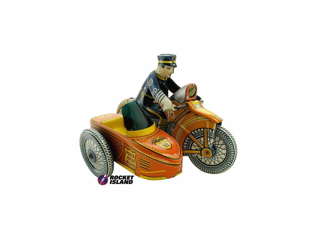 Marx "Police Siren Squad" Motorcycle (1930s)