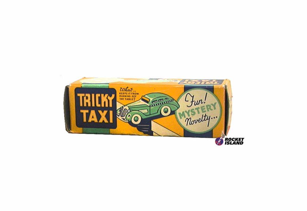 Marx Tricky Taxi Mystery Action Toy Box Art (1930s)
