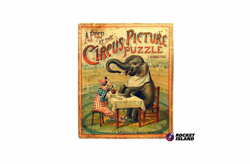 McLoughlin Bros. "A Peep at the Circus Picture Puzzle (Dissected)" (1890s)
