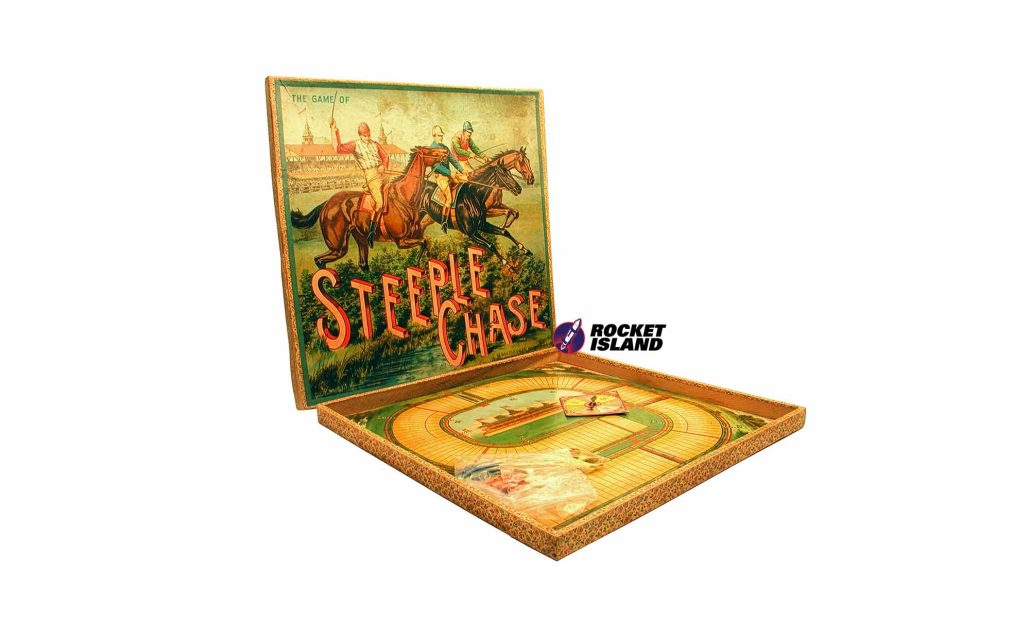 McLoughlin Bros. "The Game of Steeple Chase" (1890s)