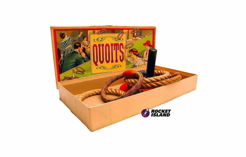Milton Bradley "Quoits" Ring-Toss Game (1910s)