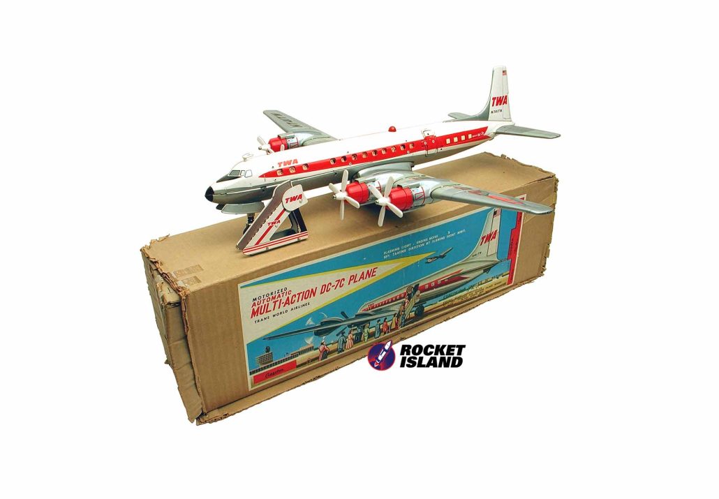 Yonezawa-Cragstan "Multi-Action" DC-7C Plane (1960s)