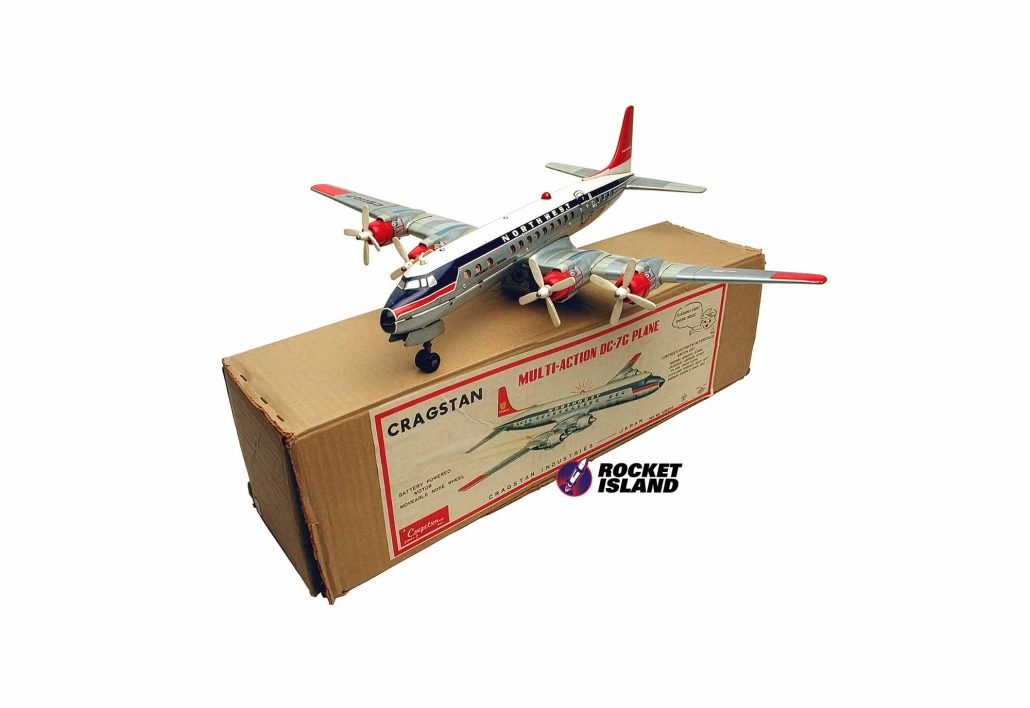 Yonezawa-Cragstan "Multi-Action" DC-7C Plane (1960s)