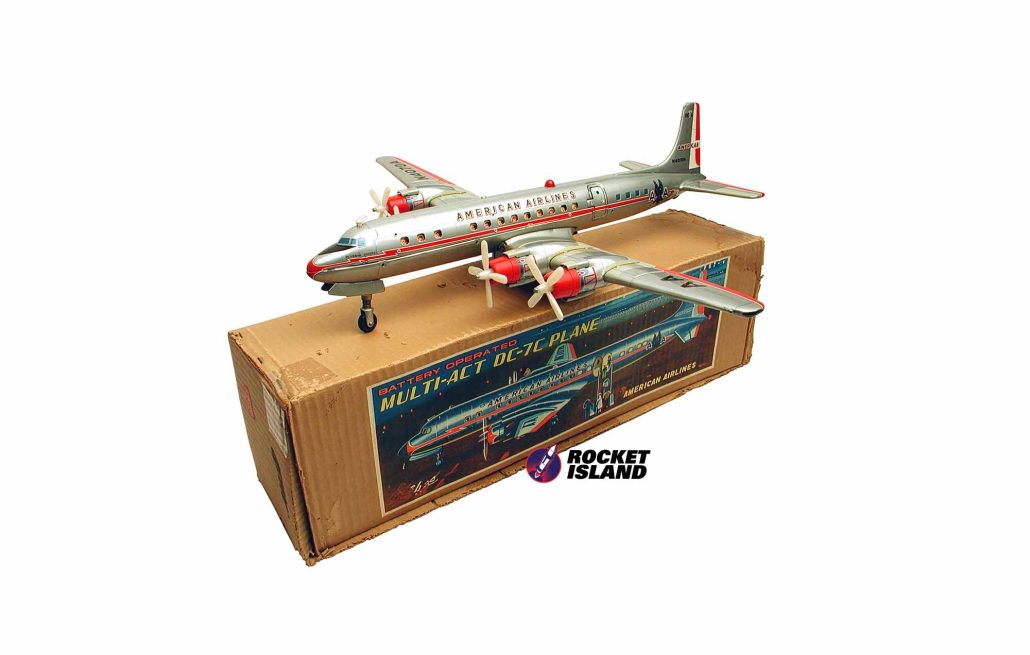 Yonezawa "Multi-Act" DC-7C Plane (1960s)