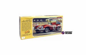 Lindberg Jaguar D-Type Racer Plastic Model Kit (1960s)
