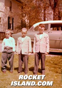 Three Boys In New Suits