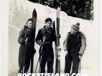 Three Skiers