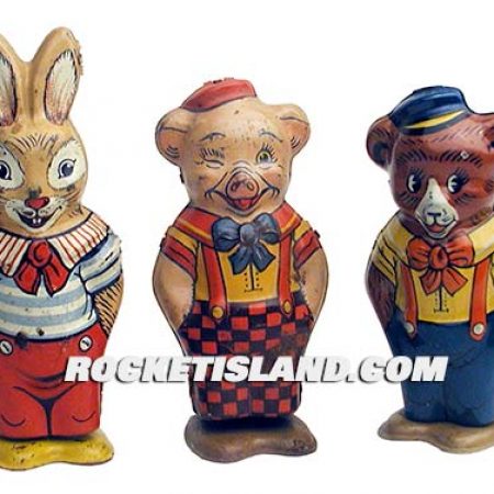 Rabbit, Pig and Bear Mechanical Walkers
