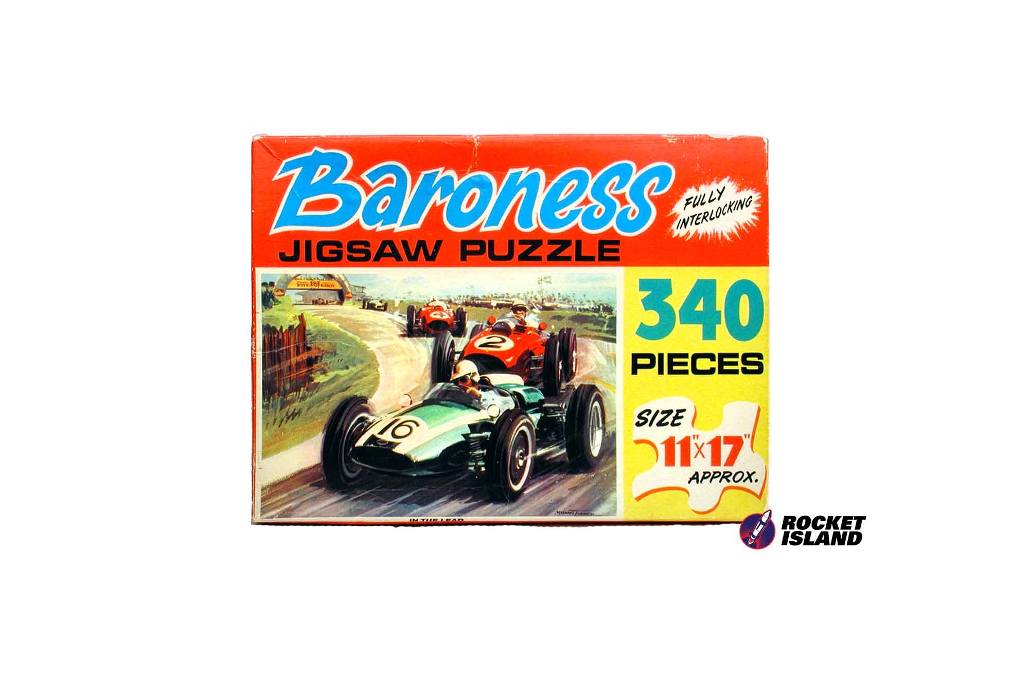 Baroness "In The Lead" Formula 1 Jigsaw Puzzle (1960s)