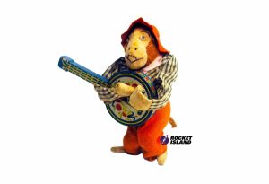Toyland (Occupied Japan) Banjo Player Monkey (1940s)