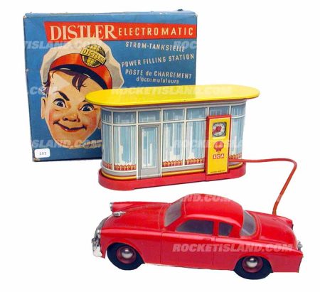 Distler Electromatic Power Filling Station and Car
