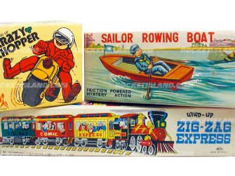 Postwar Japanese Toy Packaging Assortment