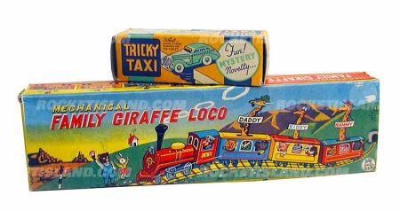 Toy Packaging: Tricky Taxi and Family Giraffe Loco