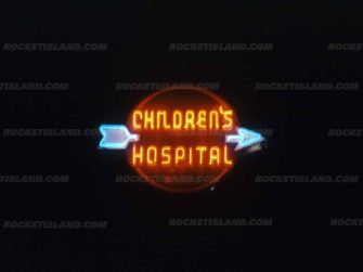 Children's Hospital Neon Sign