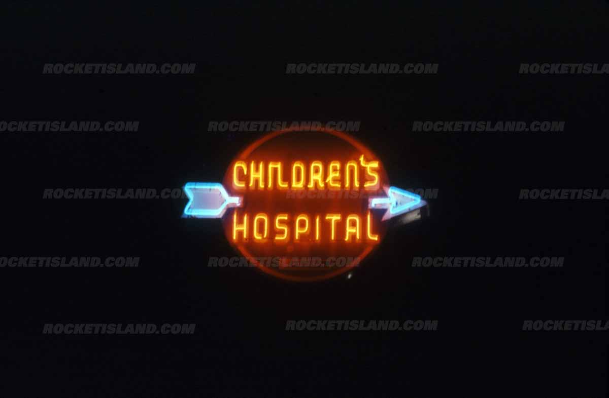 Children's Hospital Neon Sign