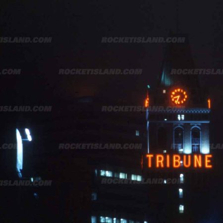 Oakland Tribune Tower at Night
