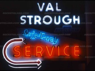 Val Strough Chevrolet Neon Sign