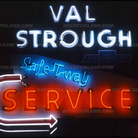 Val Strough Chevrolet Neon Sign