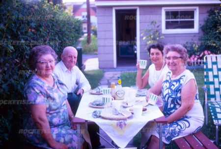 Picnic Supper in Backyard