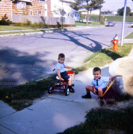 Brothers on the Sidewalk