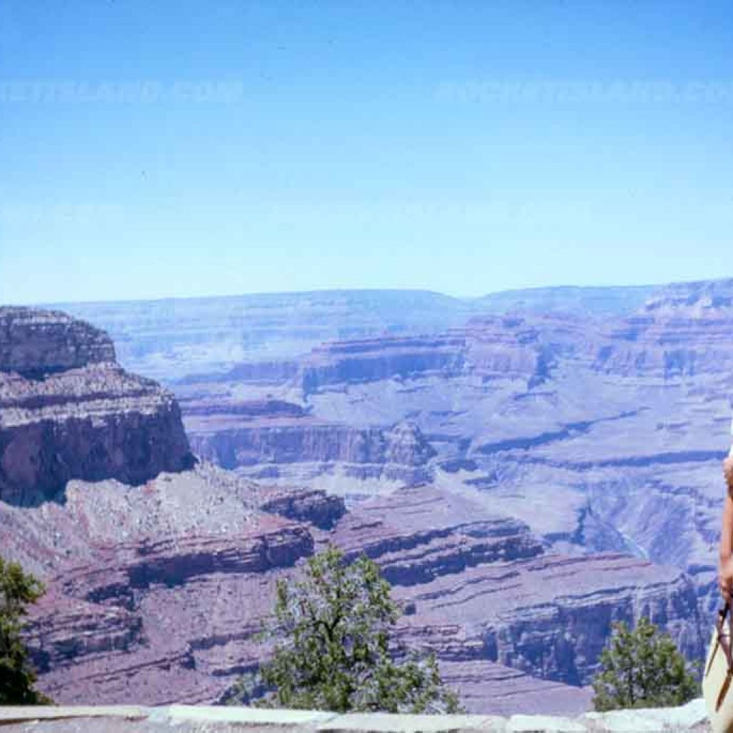 Wife at the Grand Canyon