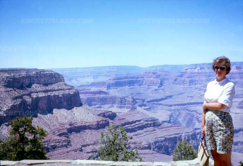 Wife at the Grand Canyon
