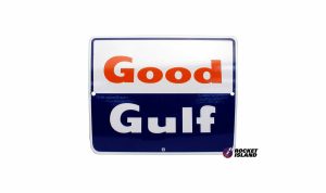 Good Gulf Gasoline Pump Sign (1960s)