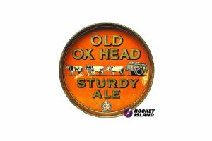 Old Ox Head Sturdy Ale Serving Tray (1930s)