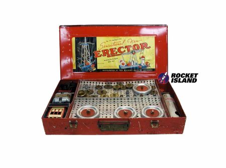 A. C. Gilbert Co. Erector No. 7-1/2 Engineer's Set (1955)