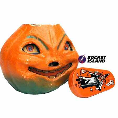 U.S. Metal Toy Co. Halloween Noisemaker and Treat Container (1936)