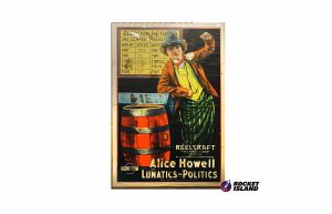 Alice Howell in "Lunatics in Politics" Silent Movie One-Sheet Poster (1920)