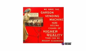 Garson Cigar Vending Machine Dealer Display (1910s)
