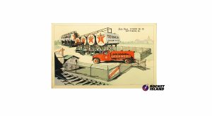 Texaco Citizens Oil Gettysburg Pennsylvania Retailer Sign (1940s)