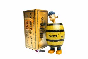 Chein Popeye Barrel Walking Toy (1932)