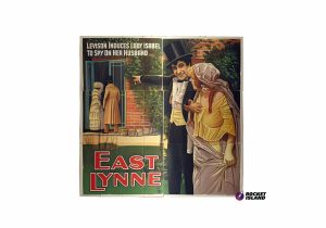 "East Lynne" British Silent Movie Quad Poster (1913)