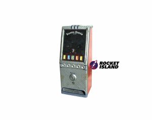 Lawrence Mfg. Co. "Silver Queen" 1-Cent Gum Vending Machine (1940s)