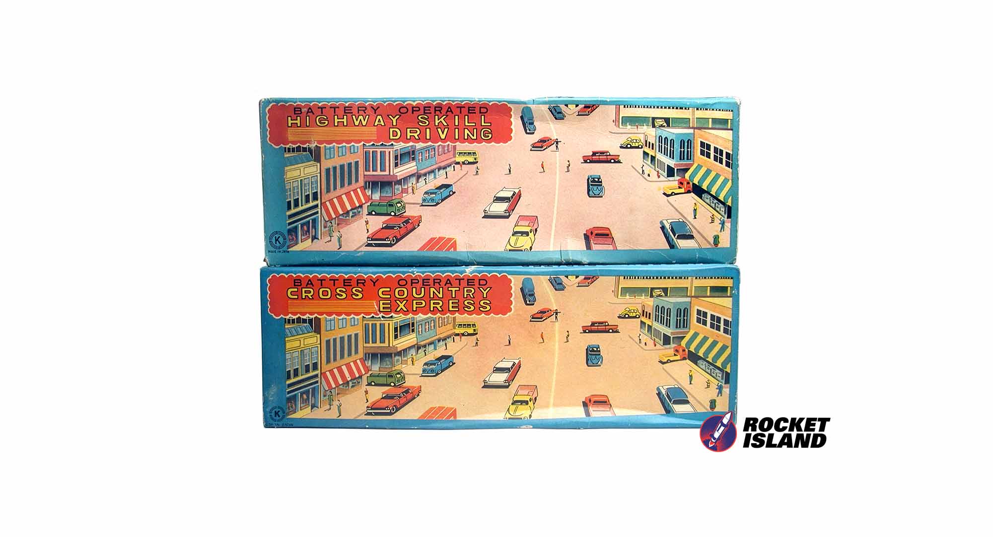 Linemar-K (Japan) Highway and Cross Country Express Boxes (1950s)