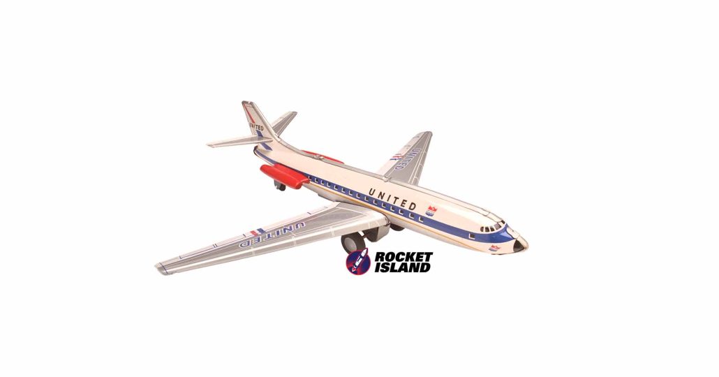 Mego United Airlines Caravelle 5-Image Set (1960s)