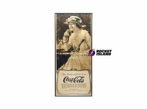 Coca-Cola "The Drink of All The Year" Retailer Poster (1917)