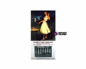 Kelly Tires Calendar (1957)