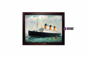 Cunard Line "RMS Berengaria" Travel Agent Display (1910s)