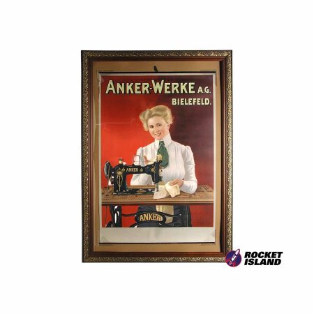 Anker Sewing Machines Retailer Sign (1910s)