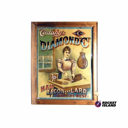 Cudahay's Diamond C Ham-Bacon-Lard Retailer Sign (1910s)